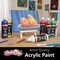 Colorations Artist Quality Acrylic Paint. 6 Primary Colors.16 oz Each (473ml) Made in United States, Paraben-Free, Non-Toxic, Acrylic Paint for Adults and Kids
